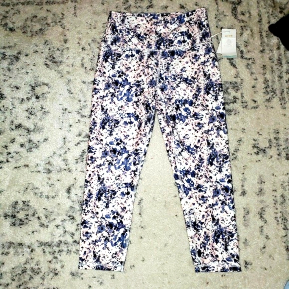 Balance Collection Leggings Workout Athletic Pants w/ Dry-Wik Medium